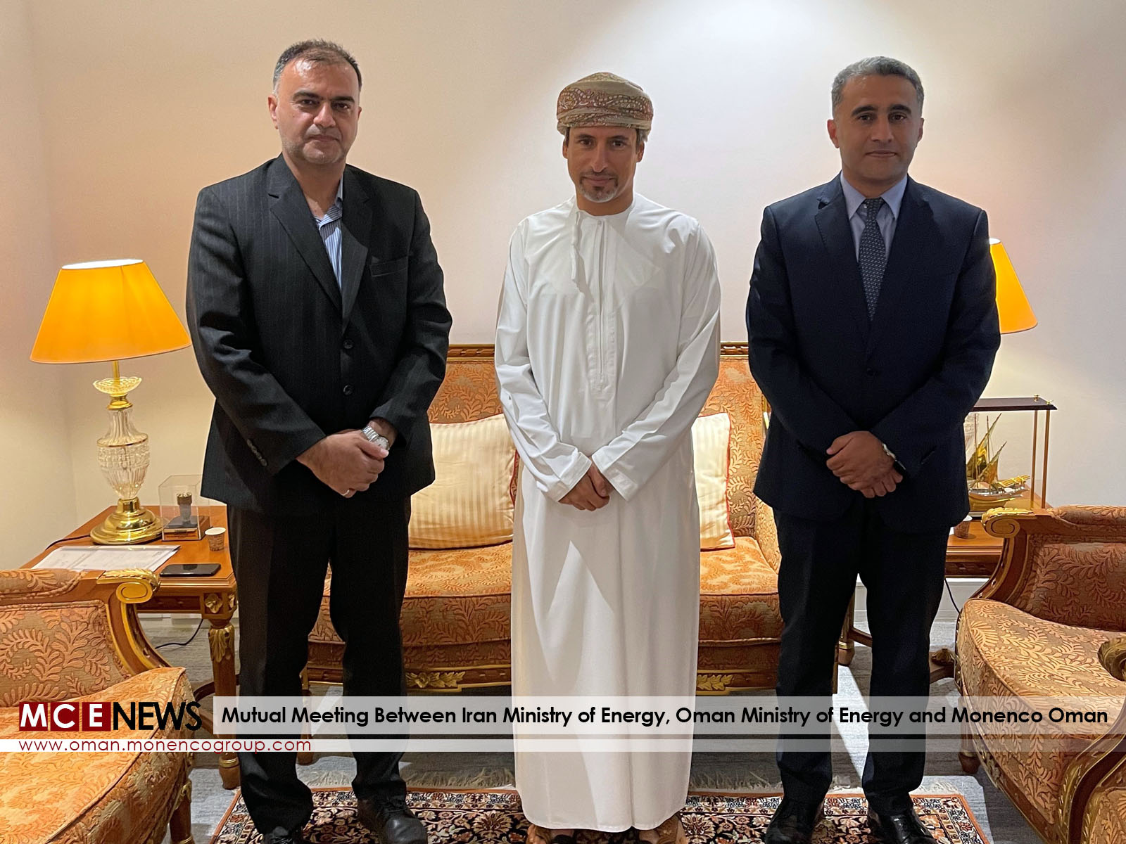 Mutual Meeting Between Iran Ministry of Energy, Oman Ministry of Energy and Monenco Oman